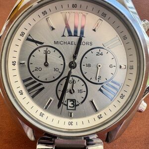 Michael Kors Silver Chronograph Watch